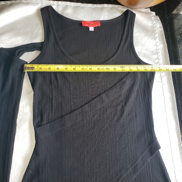 ECKHAUS LATTA Slash Asymmetric Cotton Tank Dress Sz M - Picture 14 of 14